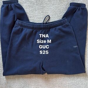 TNA Deep Blue Joggers